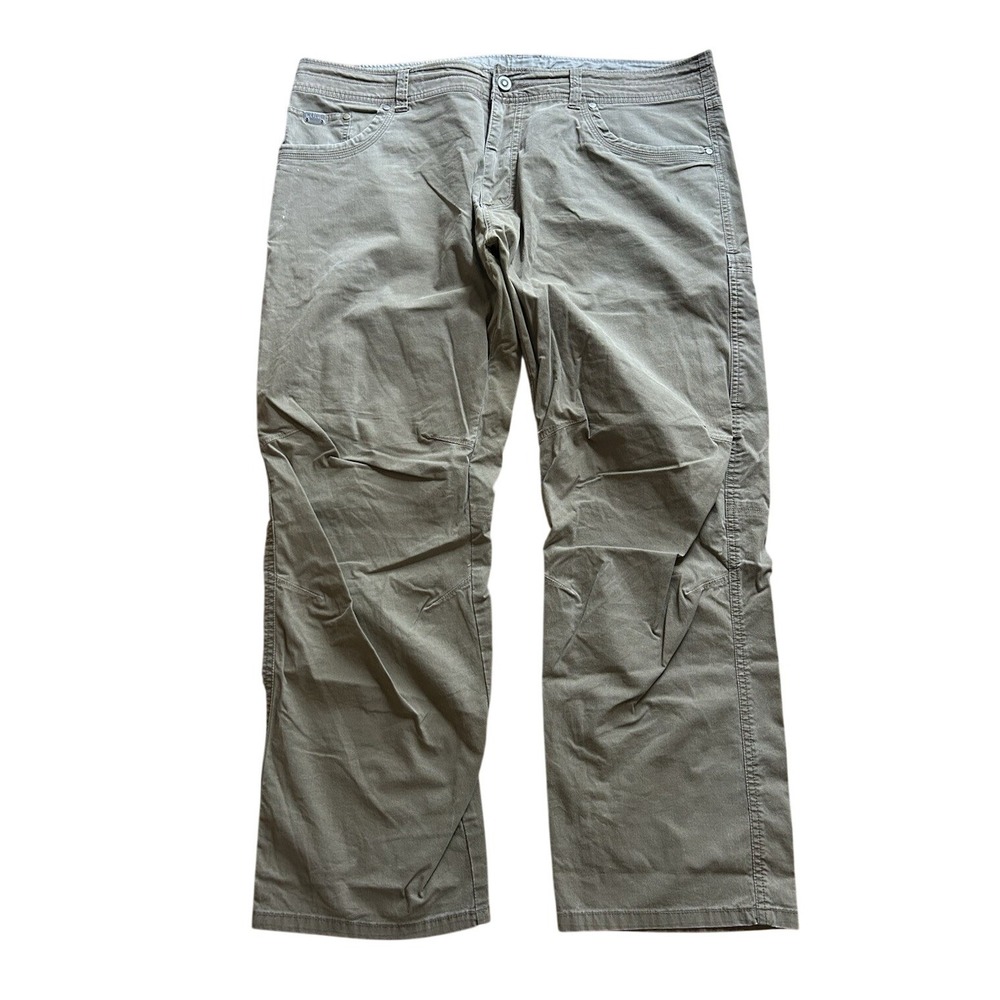 Kuhl Revolvr‎ Pants Brown Mens 40x30 Uberkuhl Stretch Hiking Utility Articulated